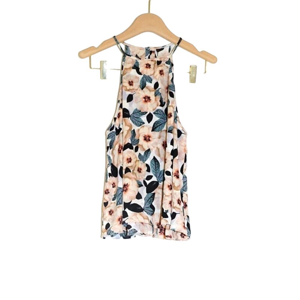 Show Me Your Mumu - Selena Tank Top in Steel Magnolia Floral Pink & Green / XS